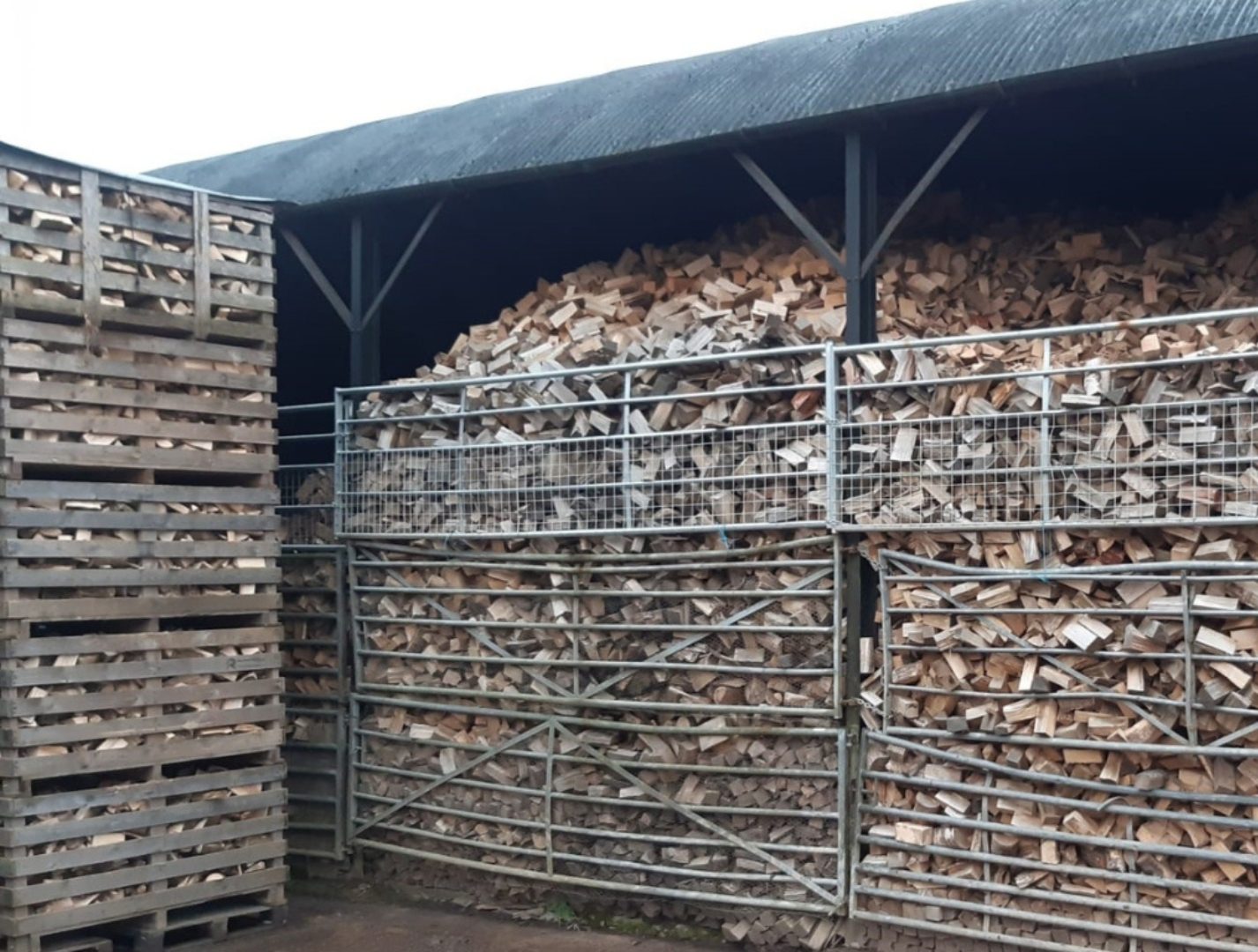 Log barn storage